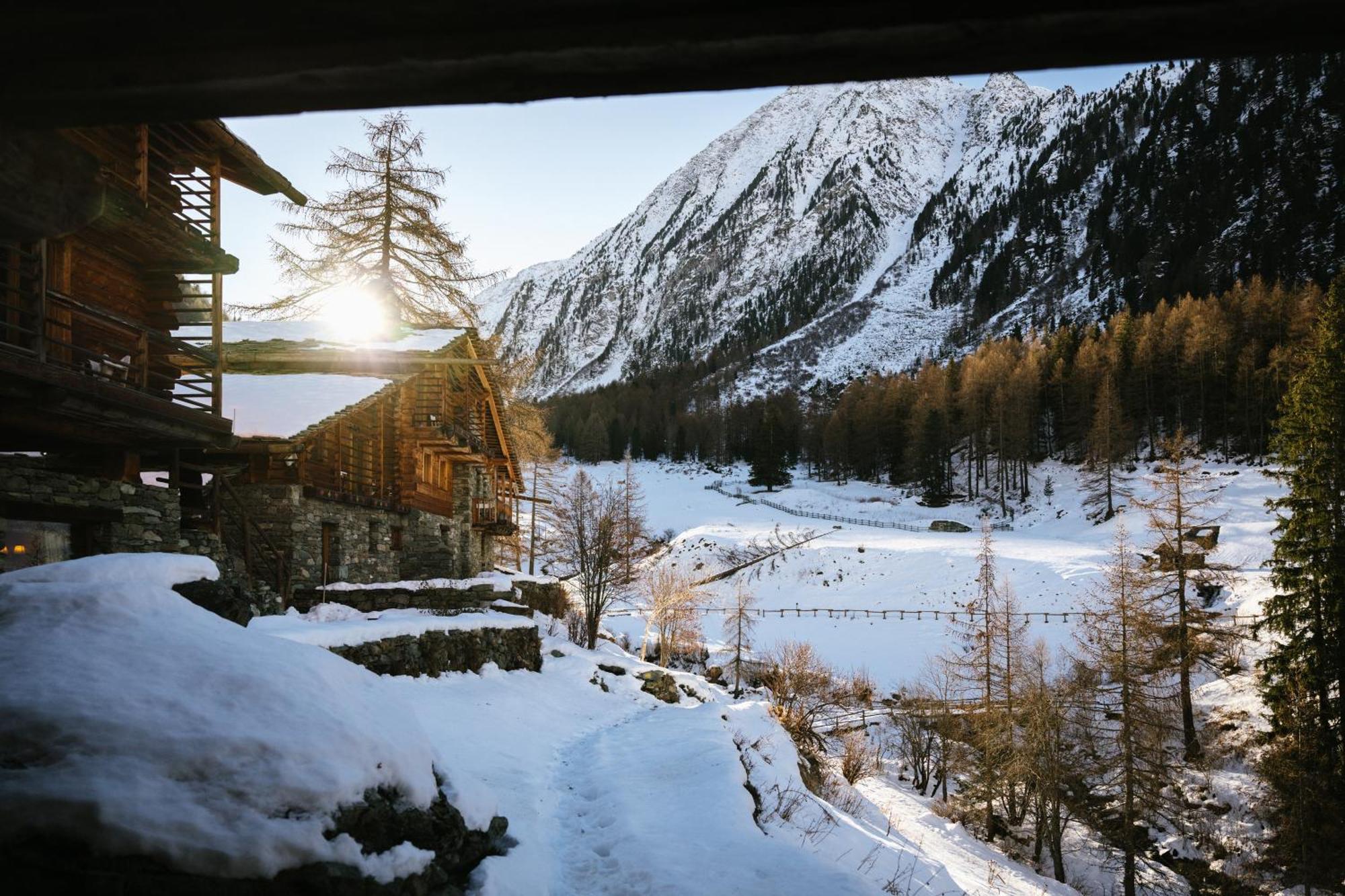 Hotellerie De Mascognaz Champoluc Buitenkant foto