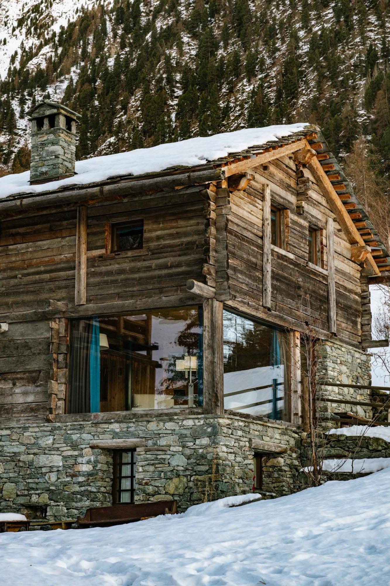 Hotellerie De Mascognaz Champoluc Buitenkant foto