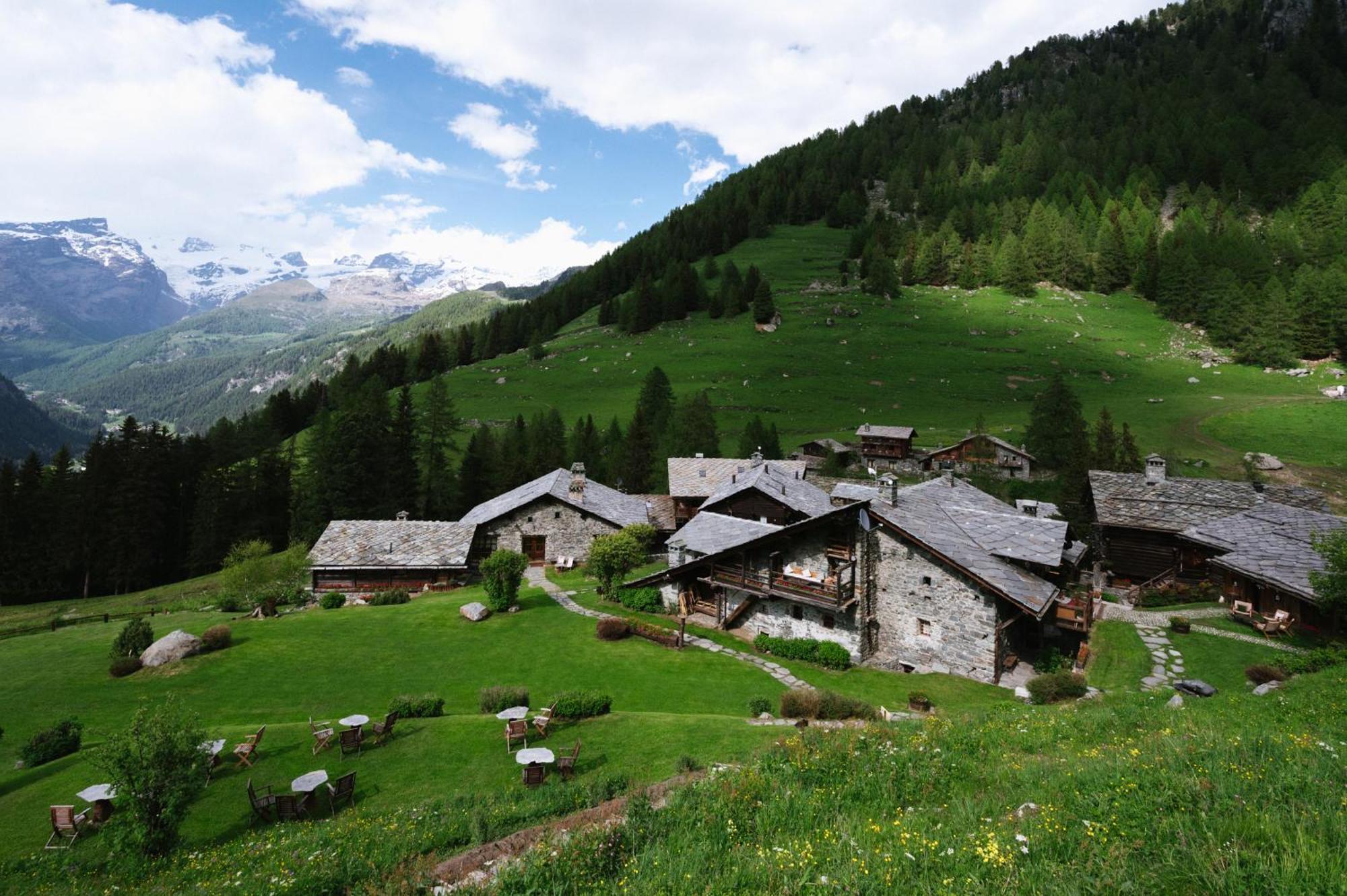 Hotellerie De Mascognaz Champoluc Buitenkant foto