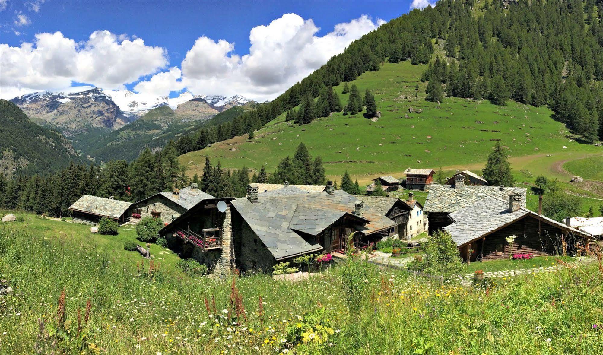 Hotellerie De Mascognaz Champoluc Buitenkant foto